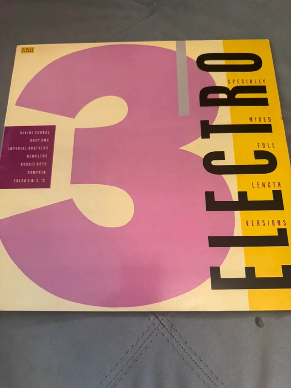 Street Sounds Electro 3 LP original UK 1984