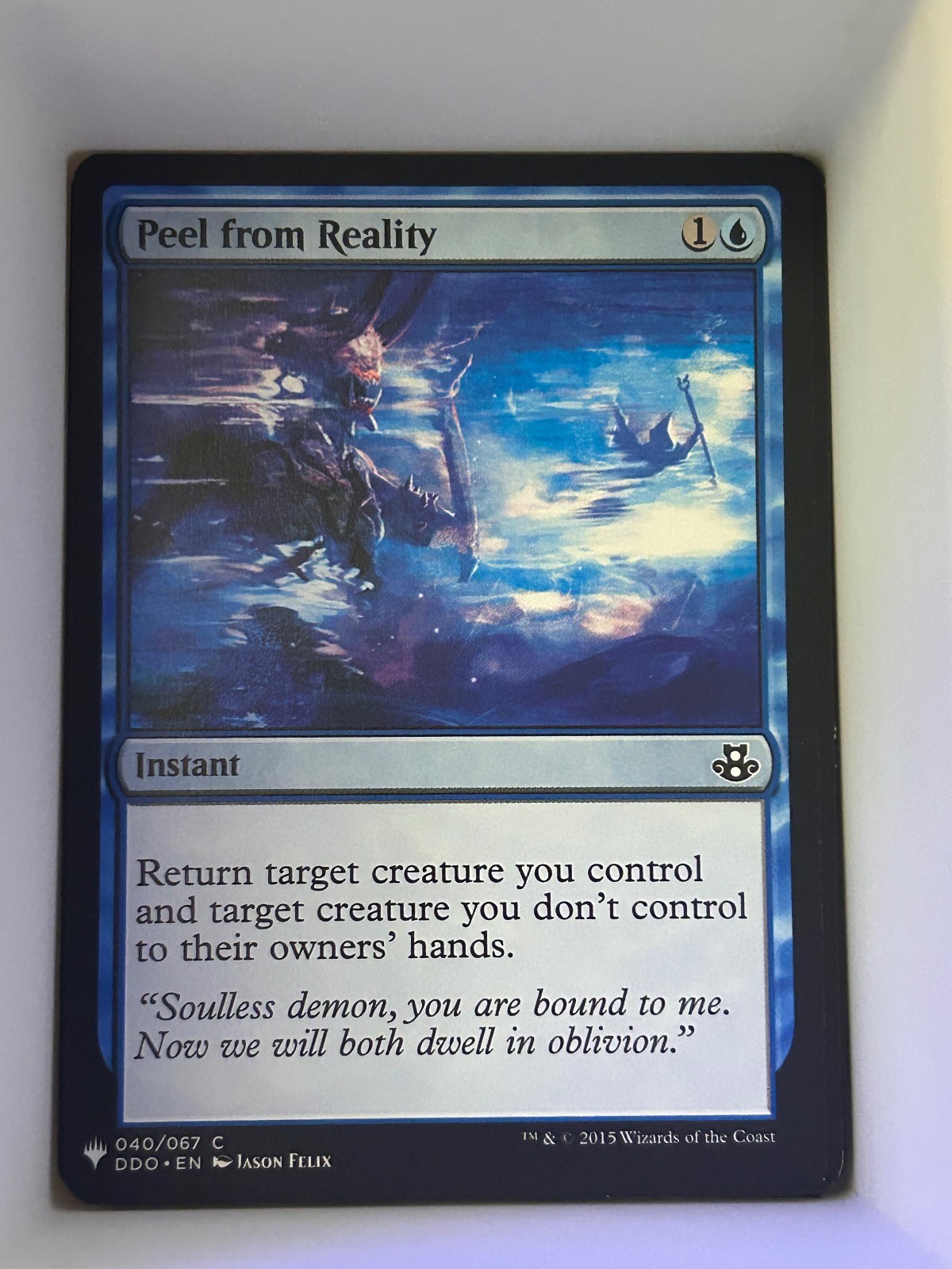 Peel from Reality 40 Duel Decks: Elspeth vs. Kiora Magic: The Gathering NM