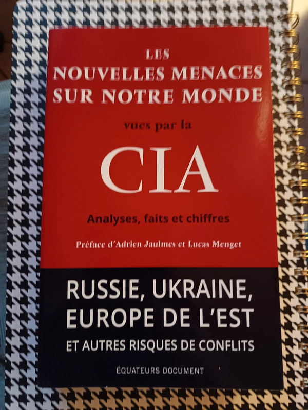Les nouvelles menaces sur notre monde vu par la CIA analyse fait et chiffres