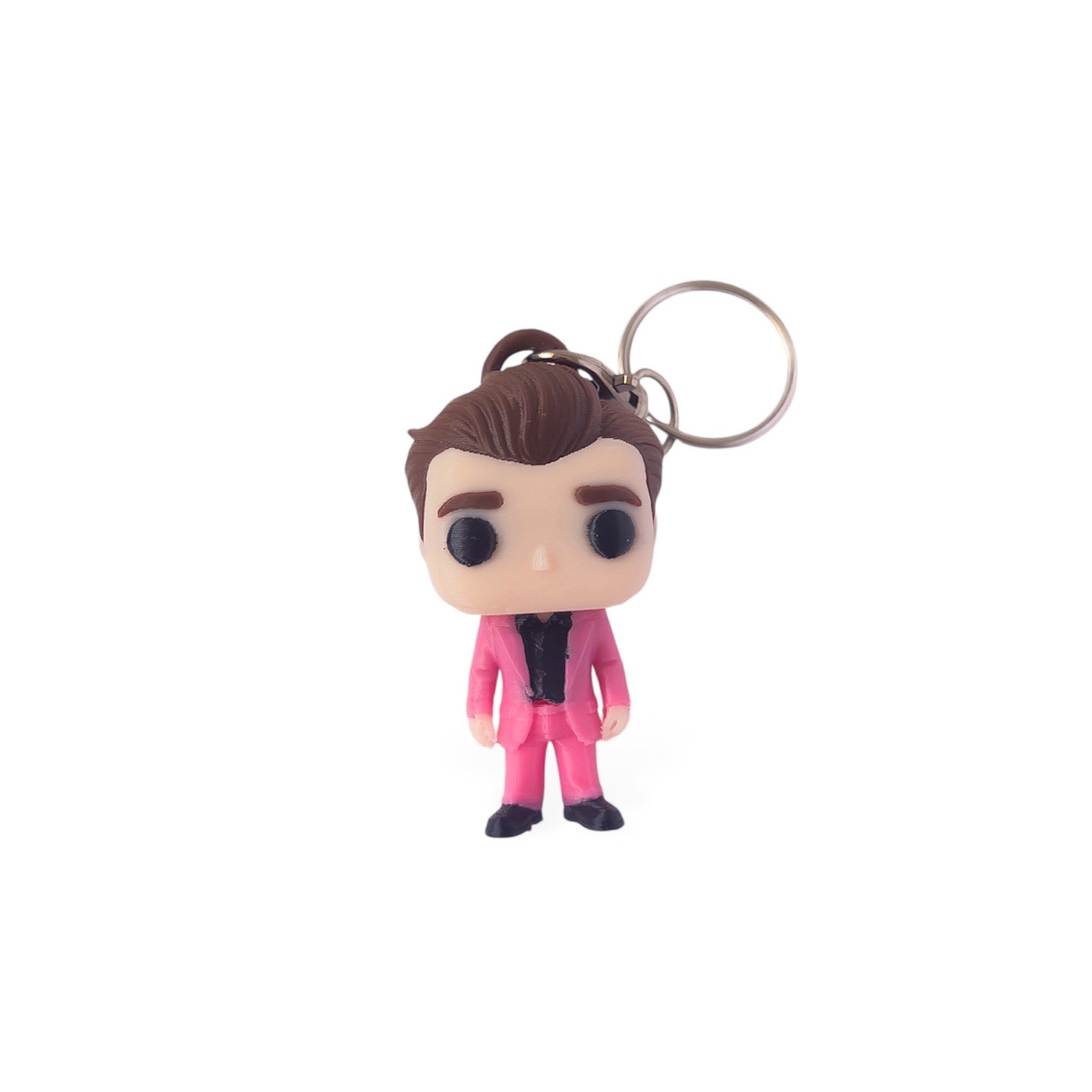 Figurina Personalizzata Harry Styles Fun Pop Inspired - Versione Mini Portachiavi/Portachiavi