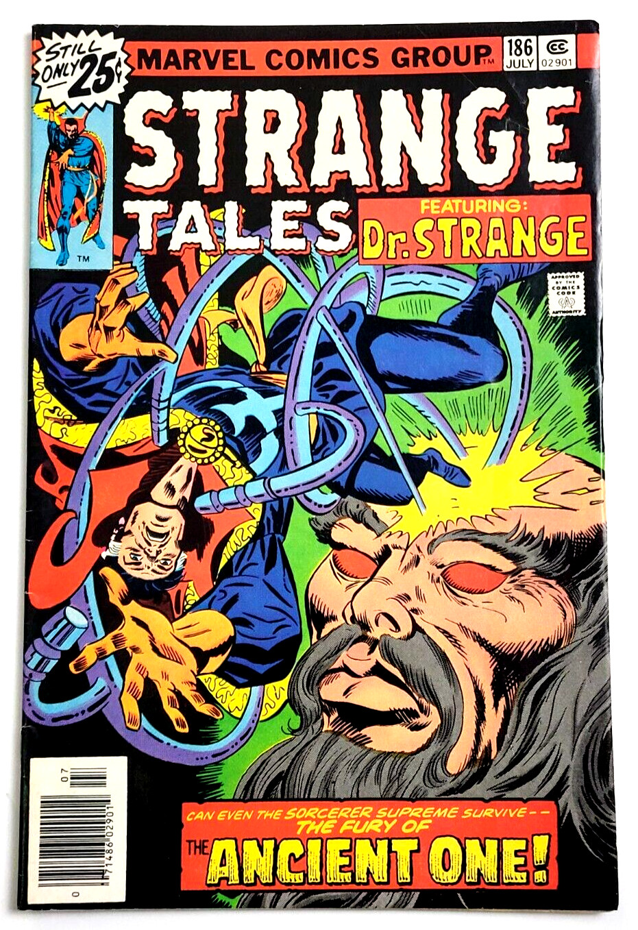 STRANGE TALES FT. DR. STRANGE # 186 - (1976) DR. STRANA APPARIZIONE MARVEL