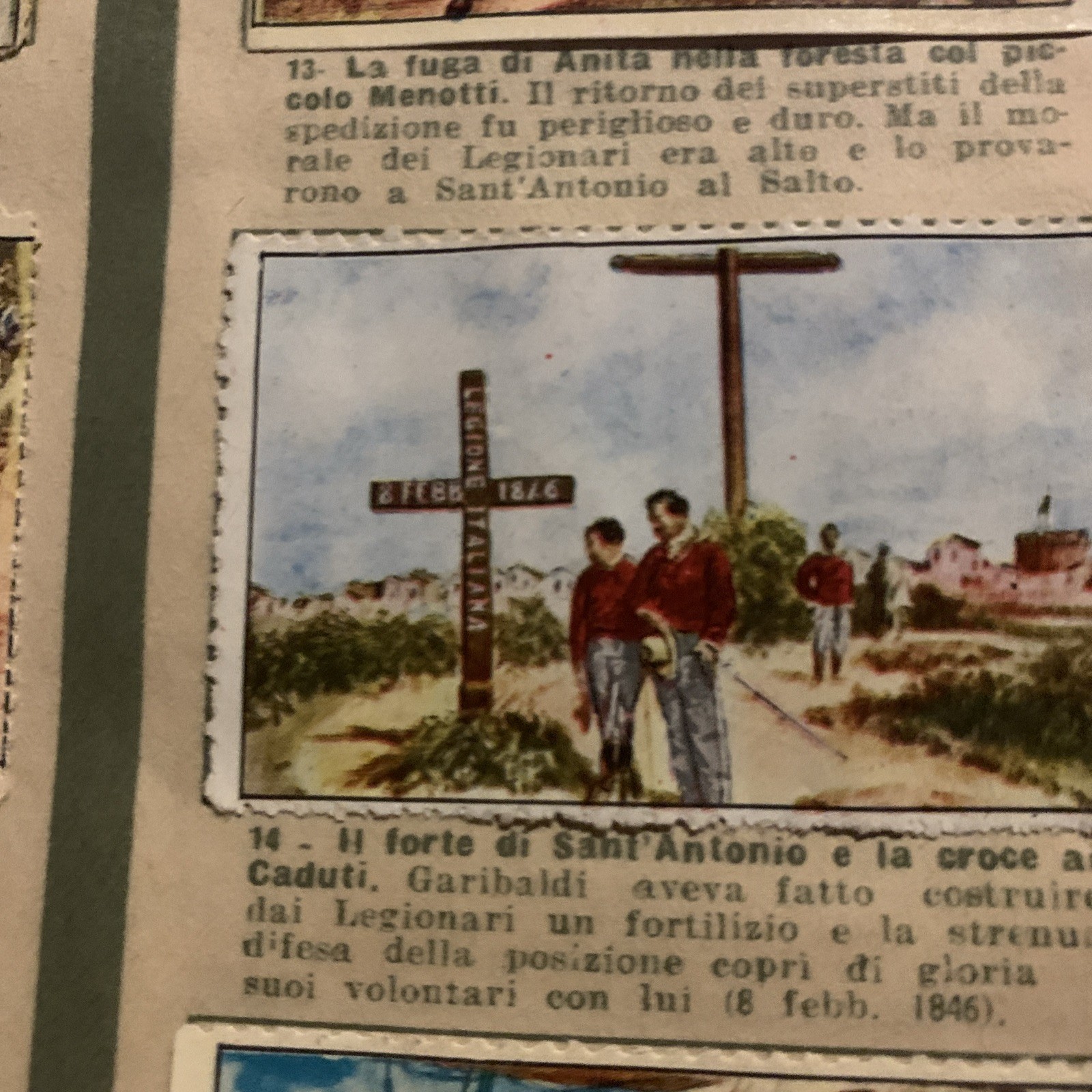 FIGURINA  N.14 EROI DEL RISORGIMENTO ED. RINASCIMENTO 1950 OTTIMA Da Recup