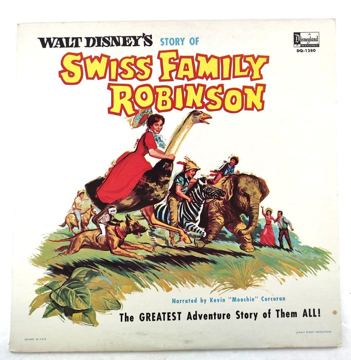 Walt Disney's Story Of Swiss Family Robinson 1963 Vinyl LP "Moochie" Corcoran
