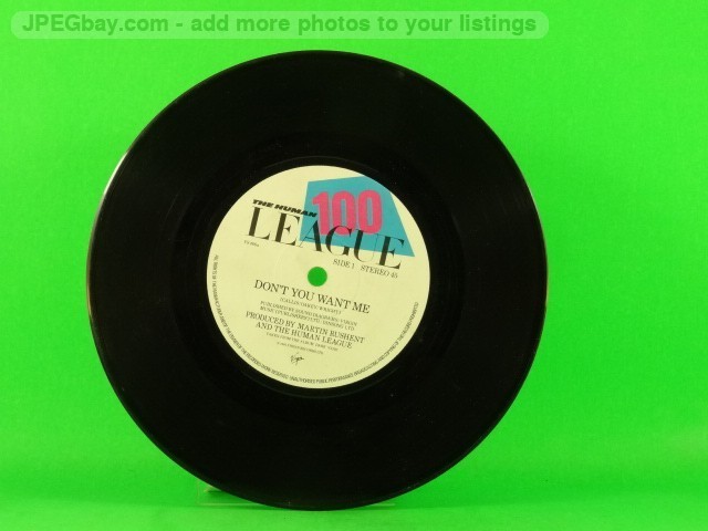 HUMAN LEAGUE DON'T YOU WANT ME (PLAIN SLEEVE) (3) (137) 7" VIRGIN