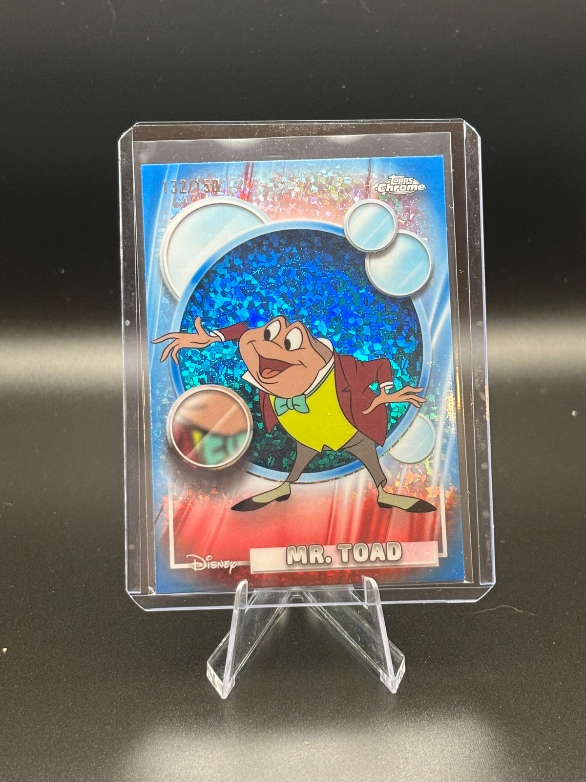 2026 Topps Chrome Disney Blue Mini Diamond #3 Mr. Toad /150