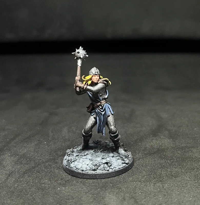 Miniatura guerriero donna D&D