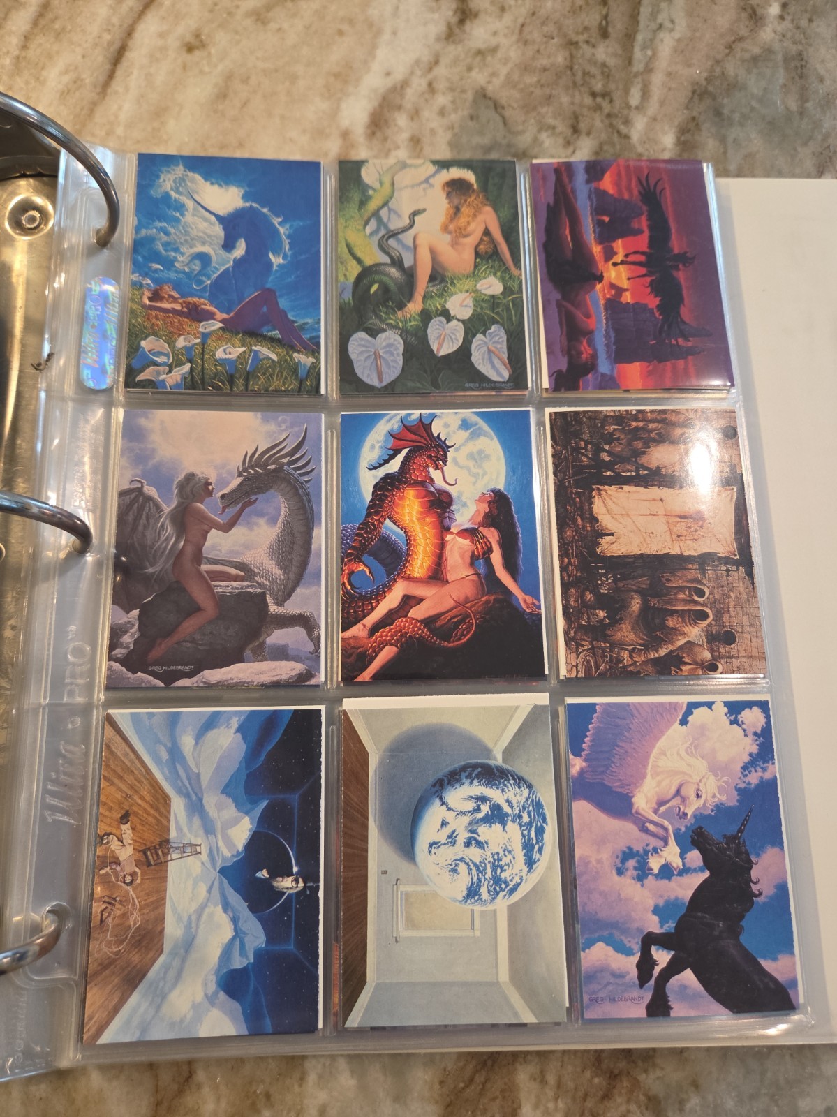 Hildebrandt Series I & II  1992 & 1993 1 & 2 Fantasy Collector Trading Cards