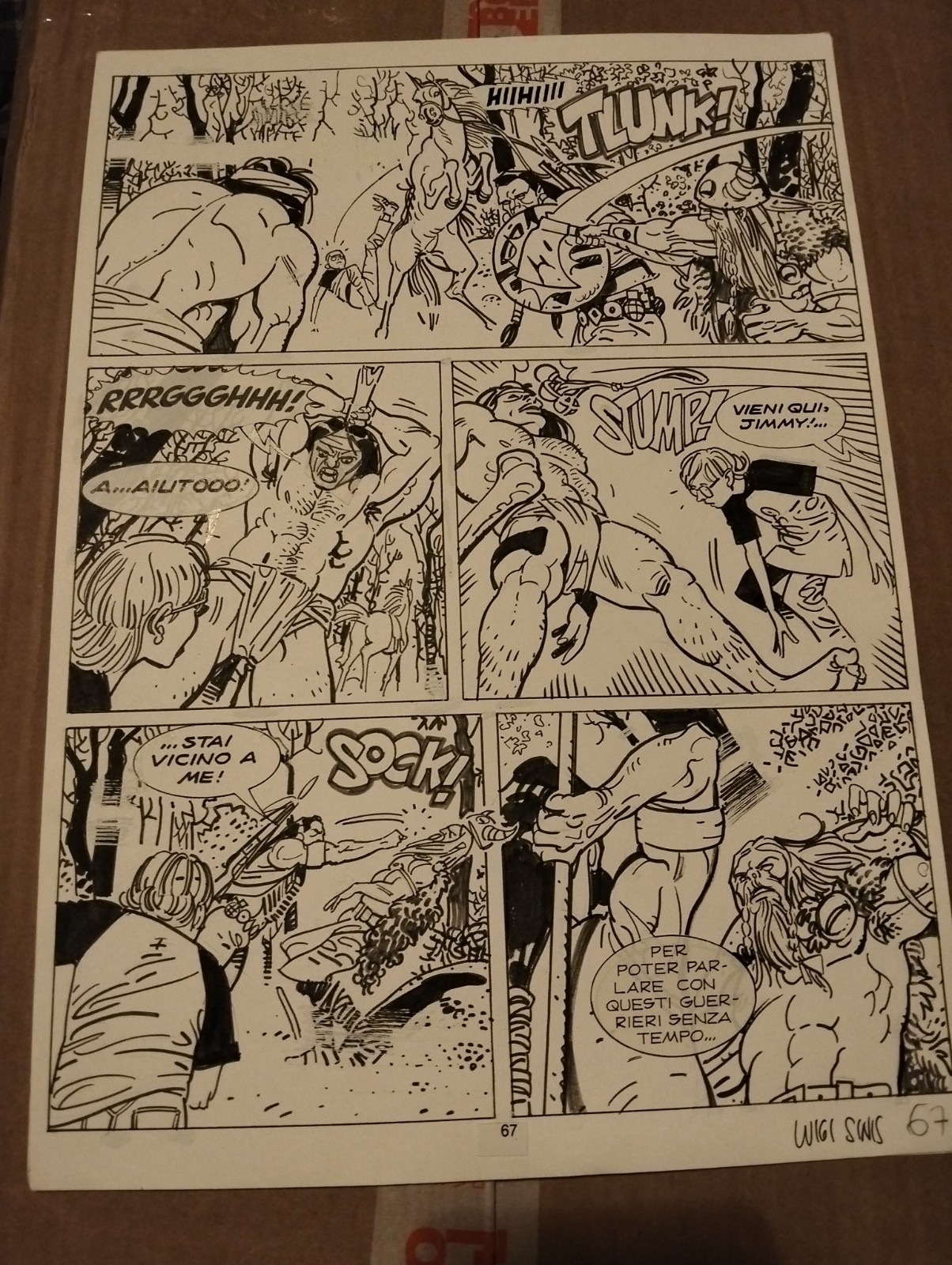 Dylan Dog Tavola Originale Speciale 9 I Vivi E I Morti Siniscalchi Firmata Pag67