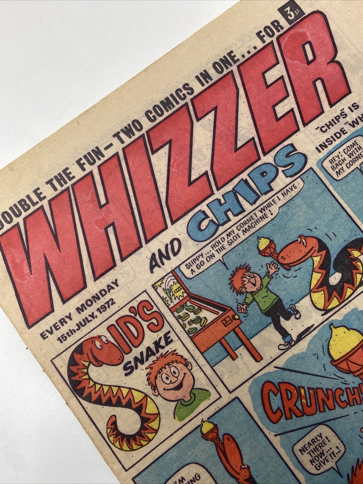 WHIZZER AND CHIPS Comic - 15th July 1972 - Vintage Nostalgic Gift