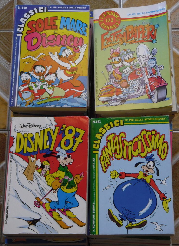 LOTTO COMPOSTO DA 37 NUMERI DI "I CLASSICI DI WALT DISNEY" - SEQUENZA 100 + VARI