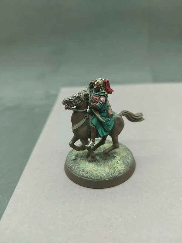 Lord Of The Rings MESBG Classic Rohan Outrider Metal Model painted OOP