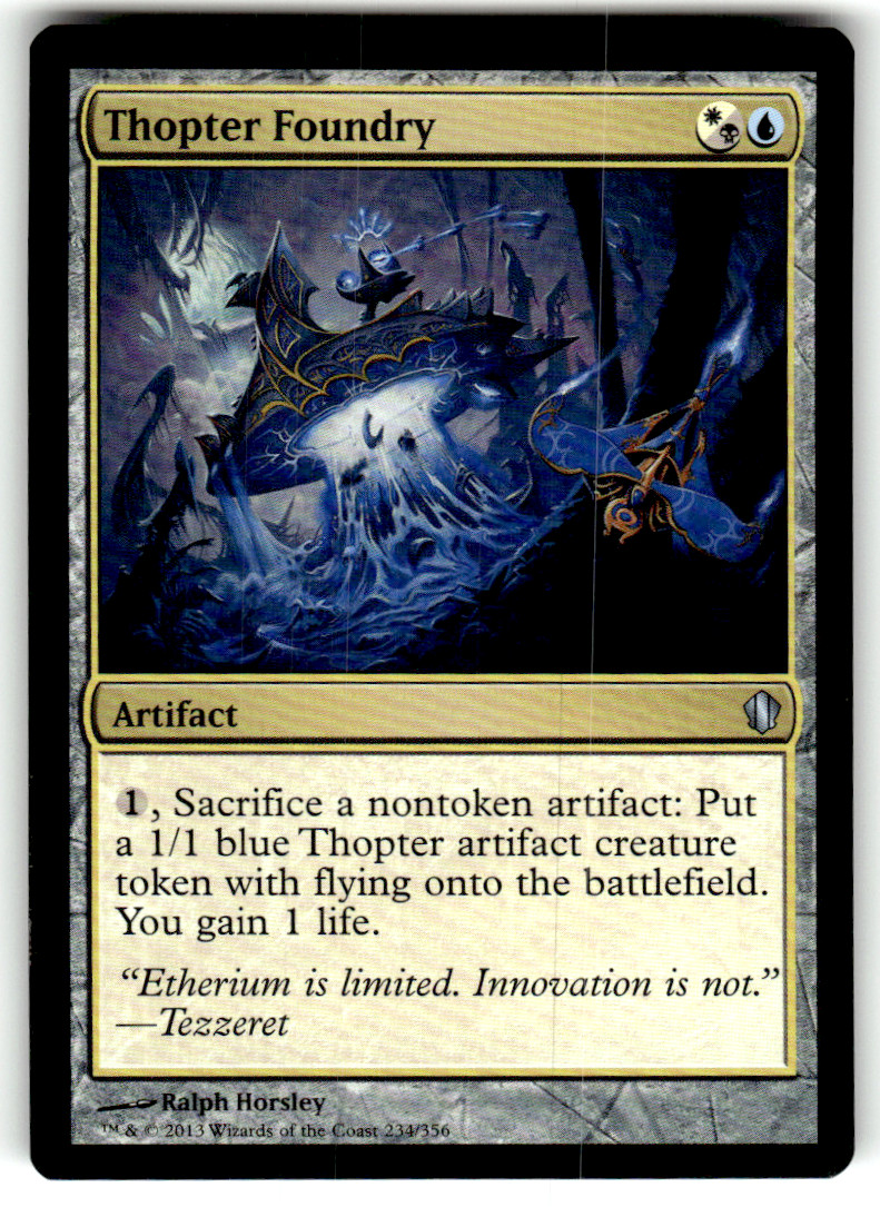 Thopter Foundry Commander 2013 234 U Magic: The Gathering quasi nuovo
