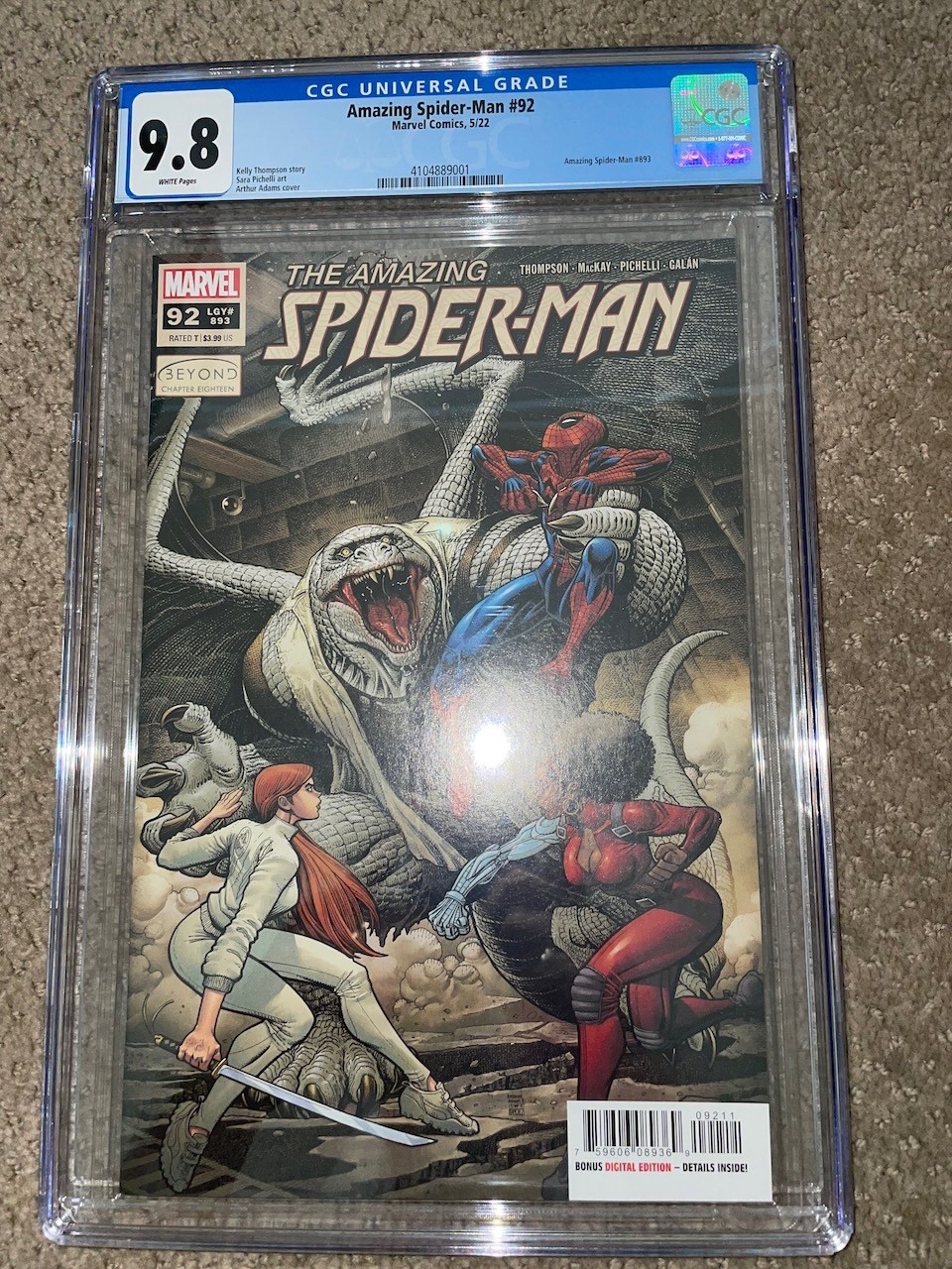 Amazing Spiderman (Volume 5) #92 CGC 9.8 ORDINE PERSONALIZZATO spedizione gratuita
