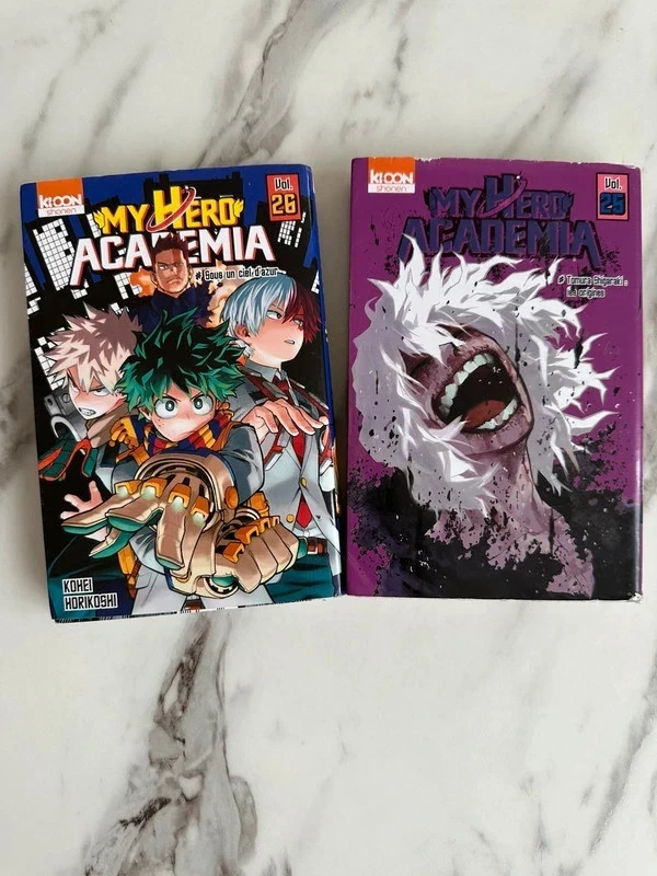 Lot 2 Mangas My Hero Academia Tomes 25 et 26- Kohei Horikoshi