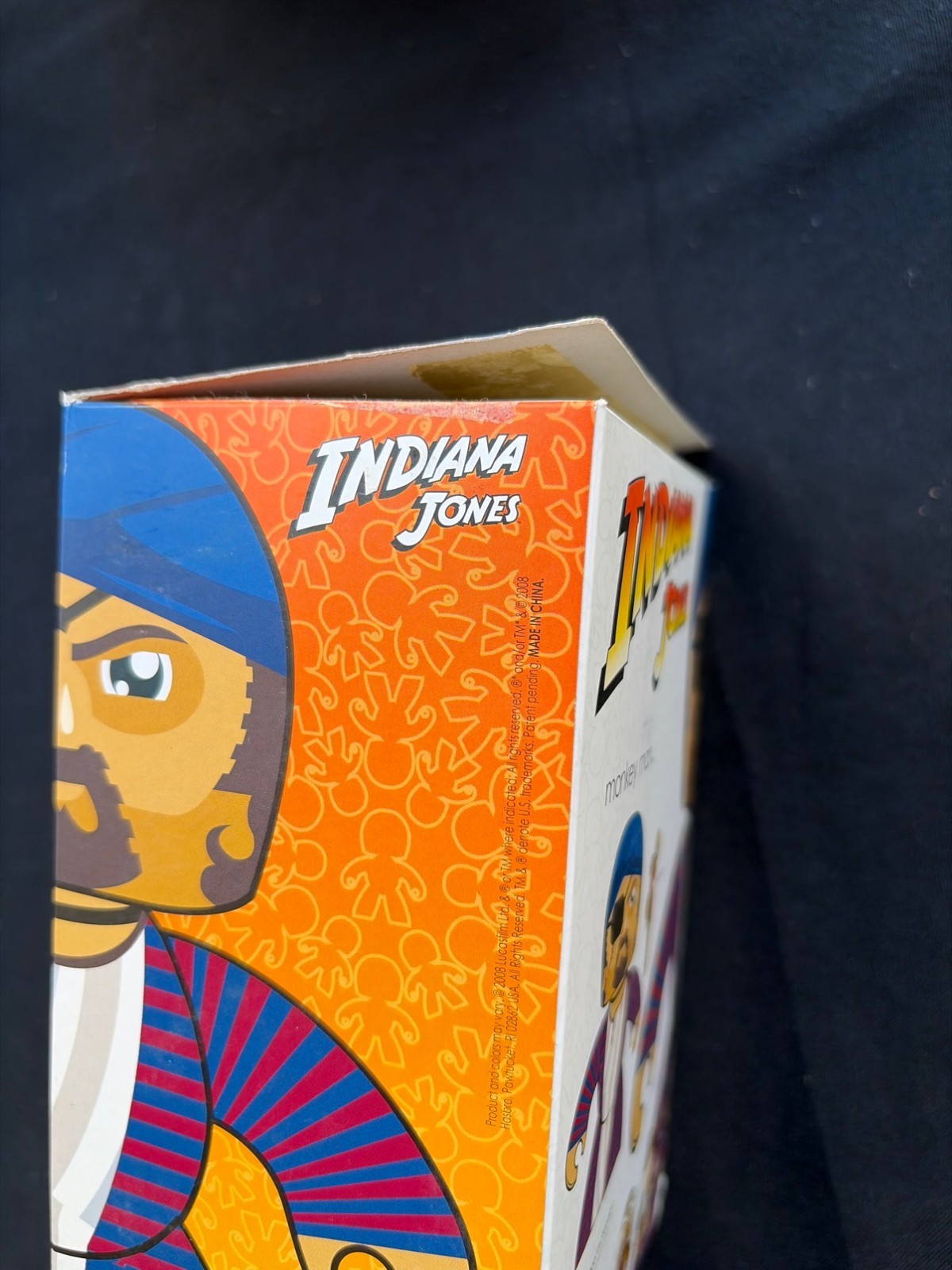 Figurina Indiana Jones Monkey Man Mighty Muggs Hasbro 2008 scatola patta aperta
