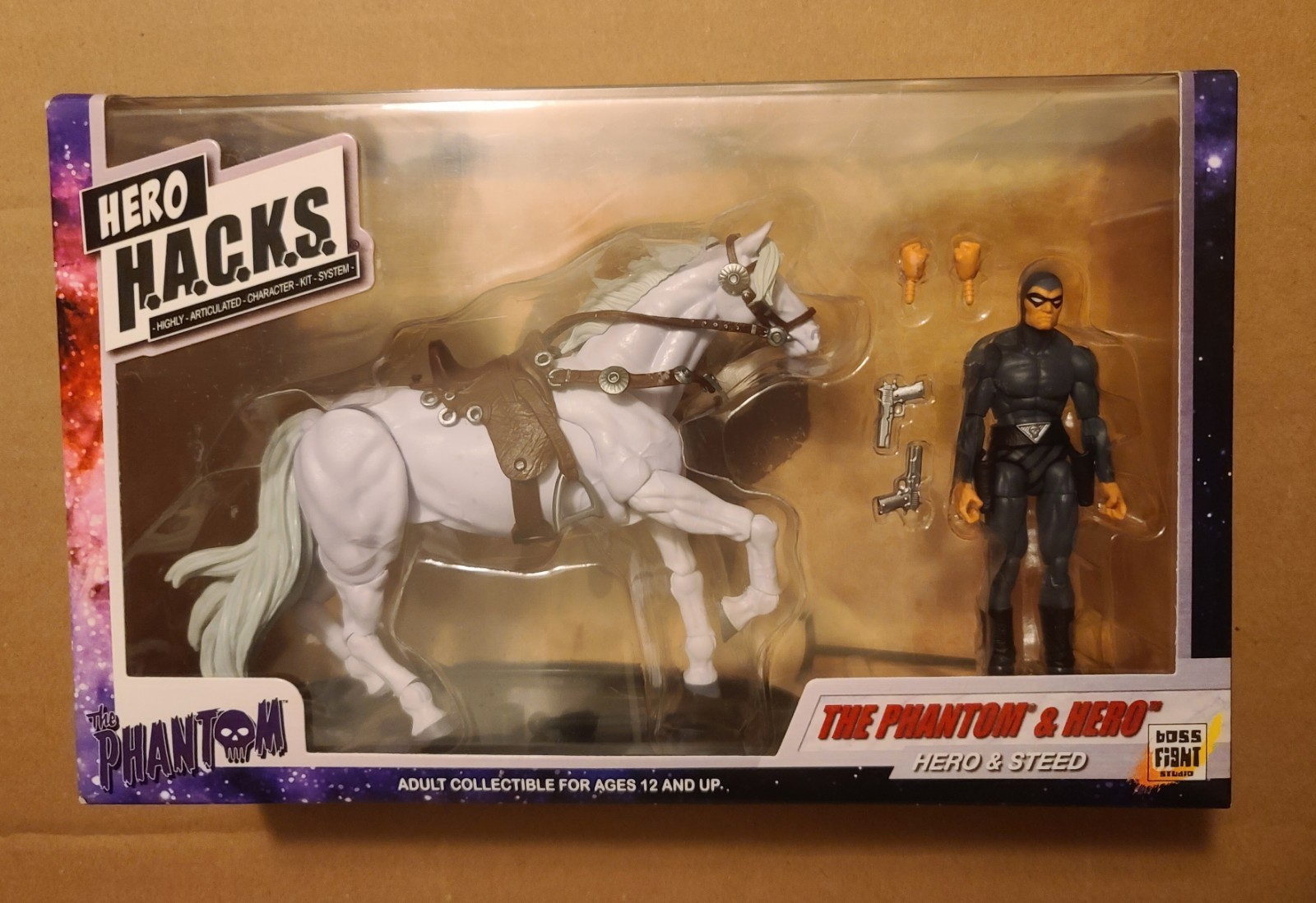Boss Fight Studio Hero H.A.C.K.S. The Phantom & Hero Steed, nuovo, sigillato