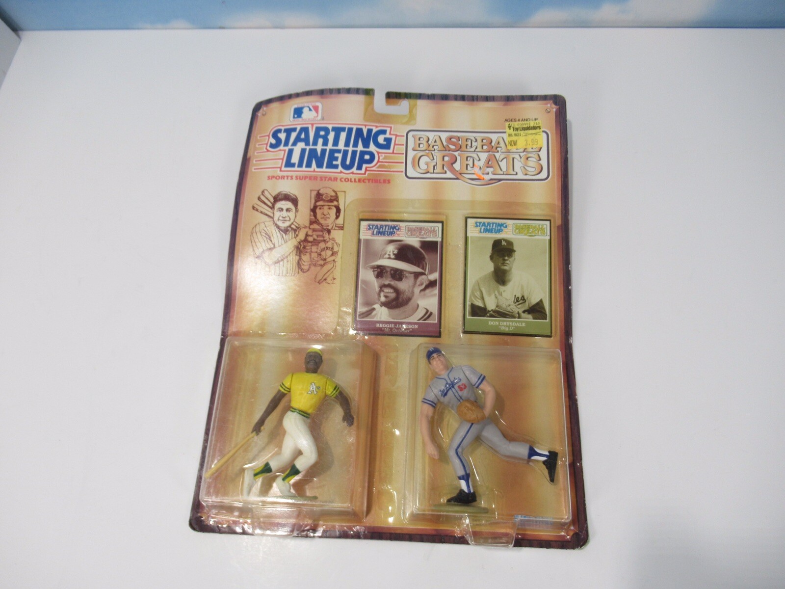 Kenner Starting Lineup Baseball Greats 1989 Reggie Jackson Don Drysdale