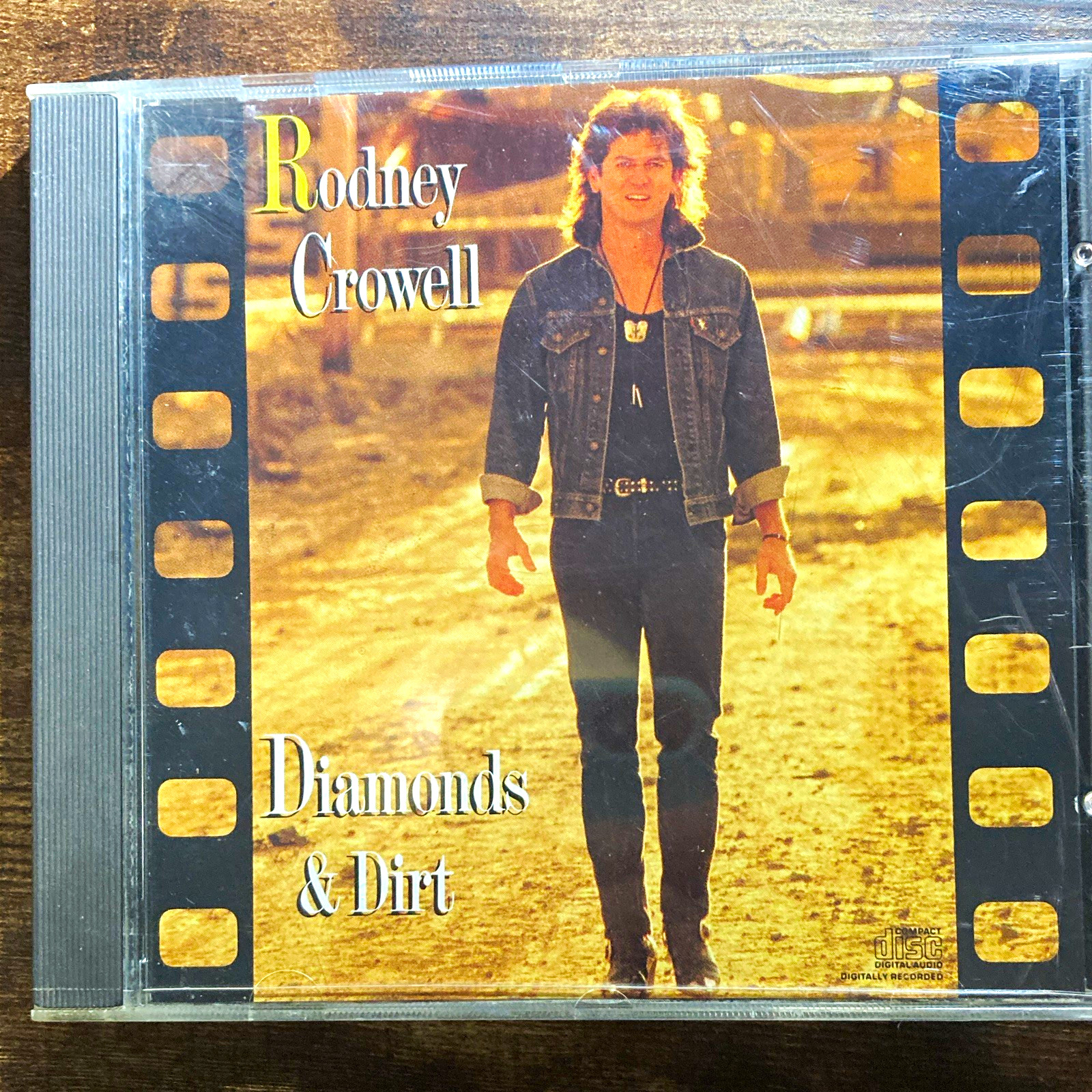 Rodney Crowell – Diamonds & Dirt CD 1988 Country Columbia CK 44076