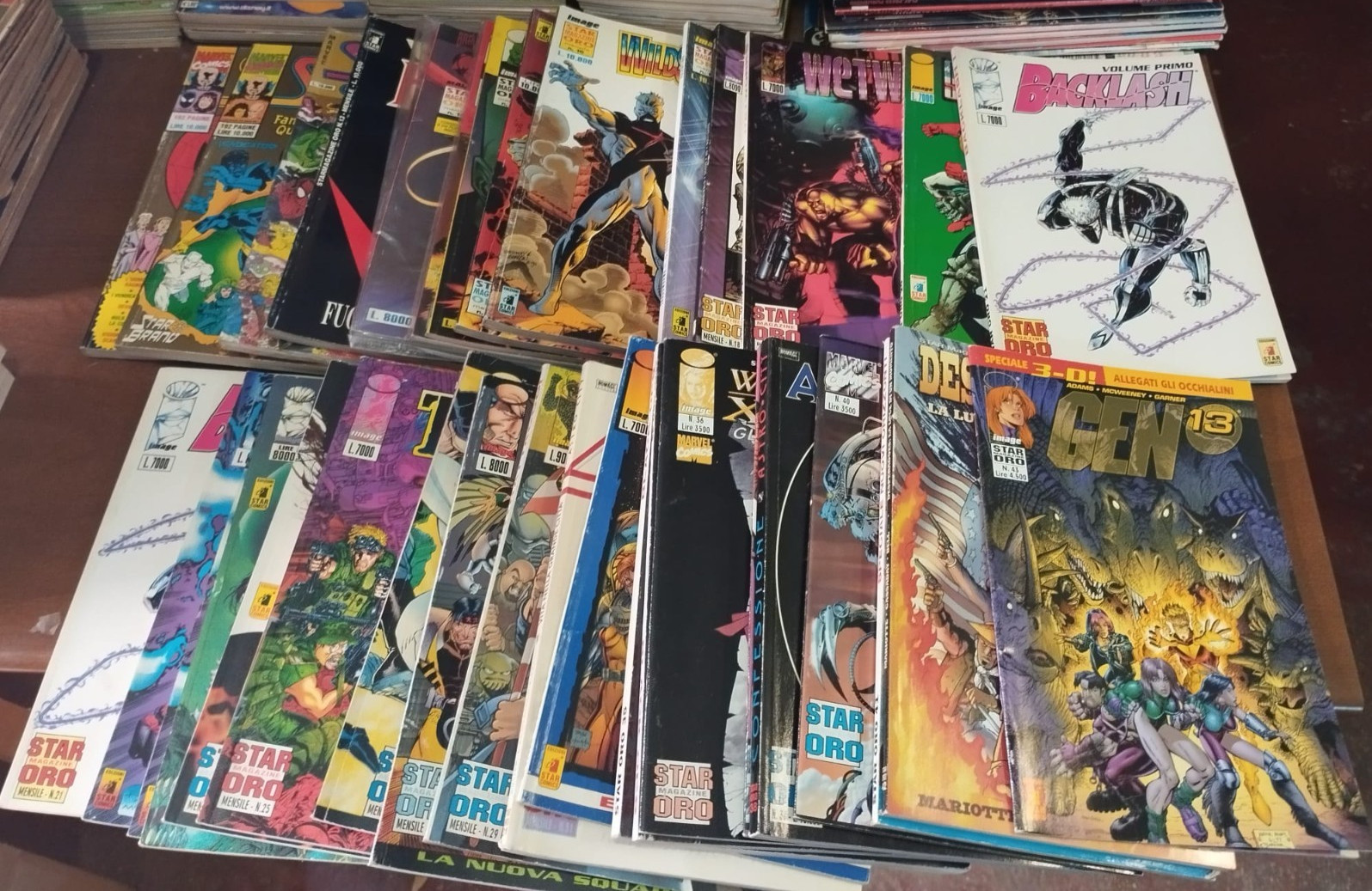 STAR ORO MAGAZINE LOTTO 31 NUMERI COLLANA STAR COMICS 1992