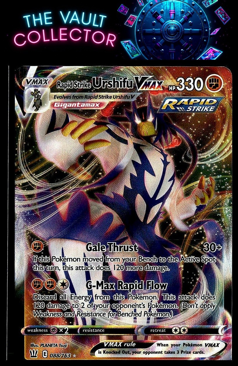 SWSH05: Battle Styles Rapid Strike Urshifu VMAX #088/163 Ultra Rara, Holo