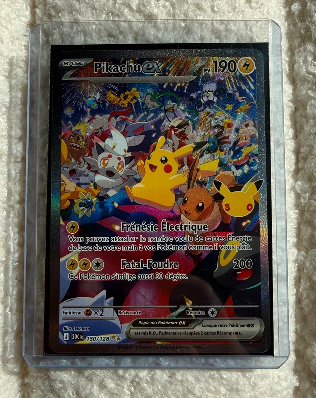 Pikachu Ex 30 ans