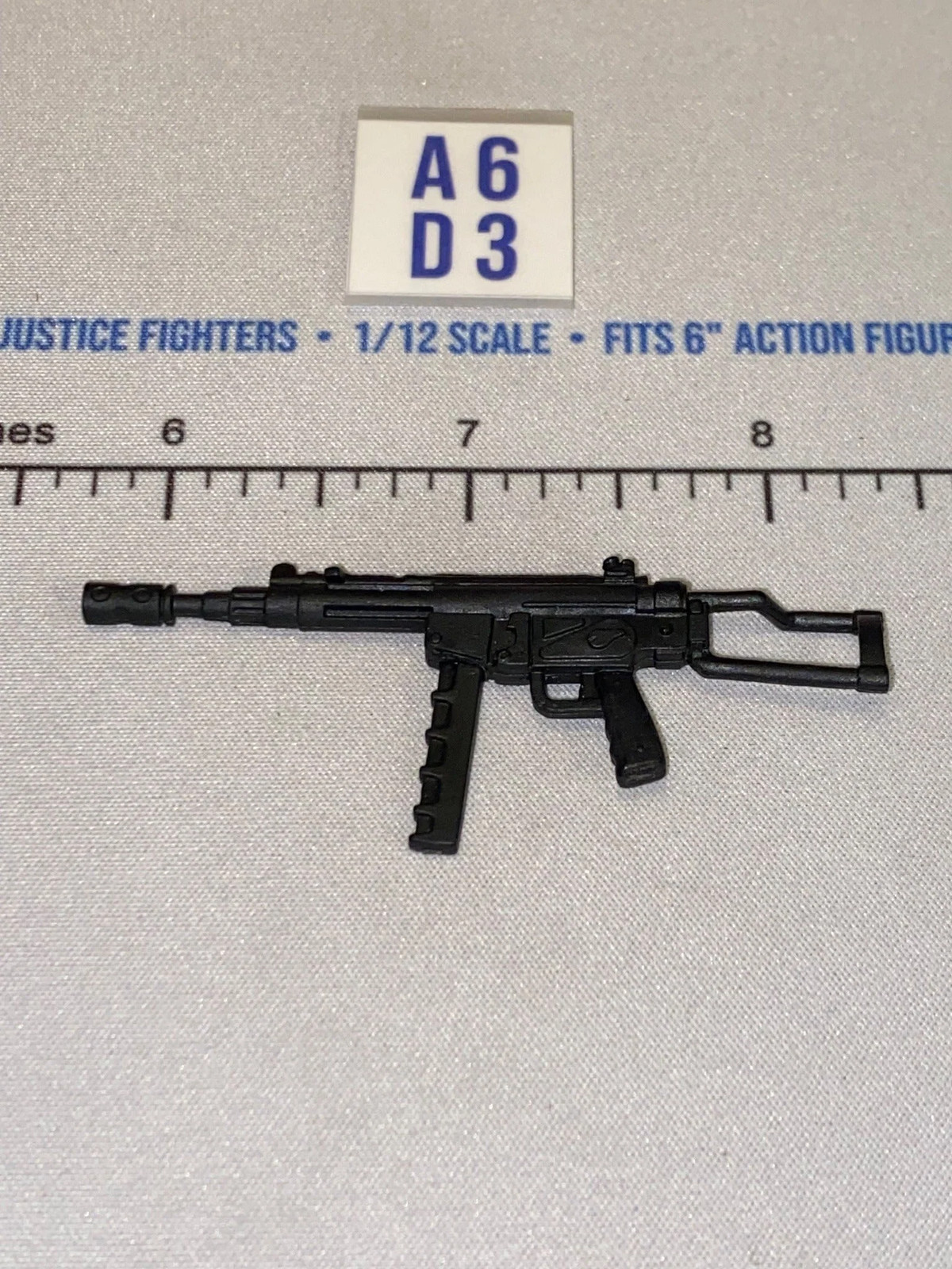 1/12 Scale GI Joe Classified Modern Era Submachine Gun with Folding Stock
