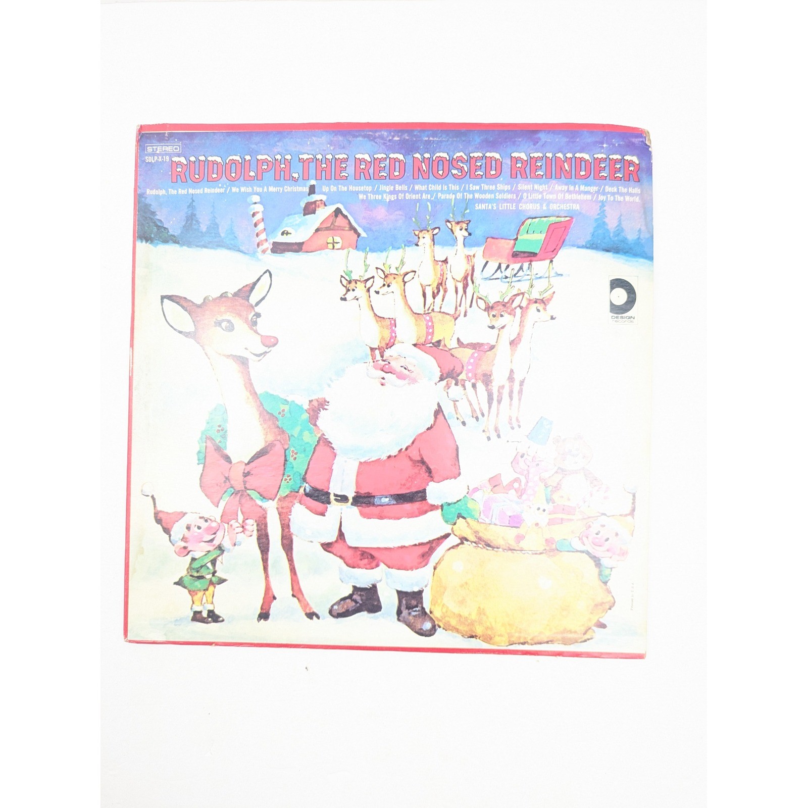 Rudolph The Red Nosed Reindeer Vinyl LP Design DLPX-11 Christmas