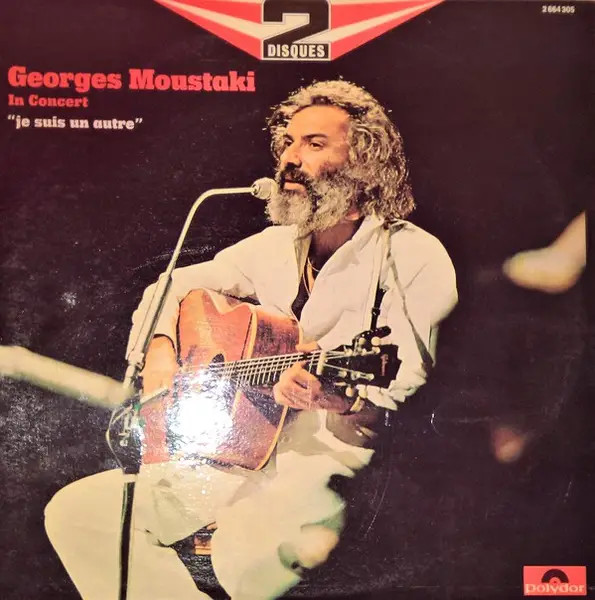Georges Moustaki In Concert - Je suis un autre Polydor 2xVinyl LP NM