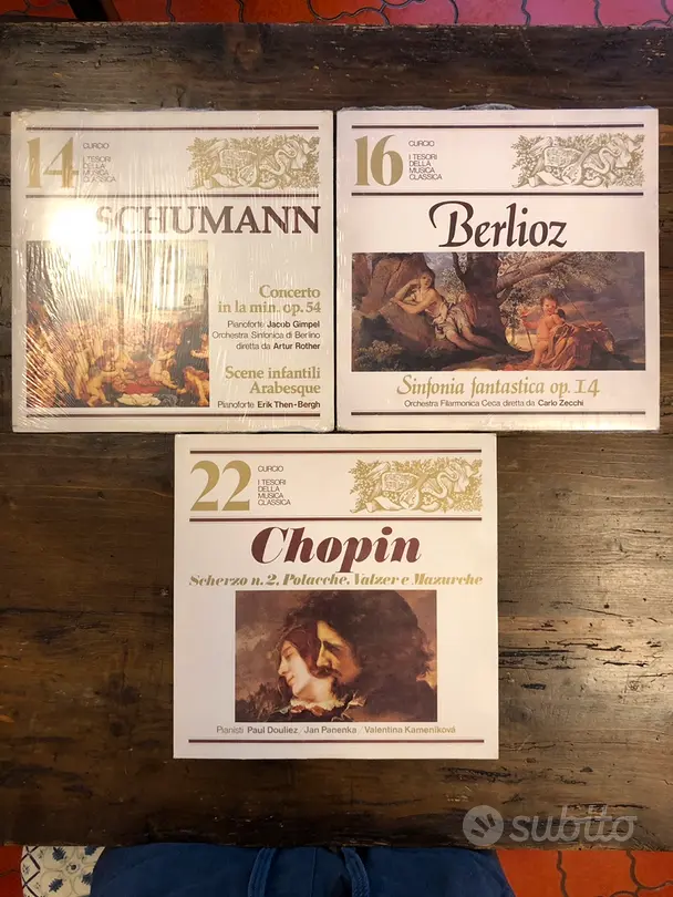 3 Vinili I tesori della musica classica