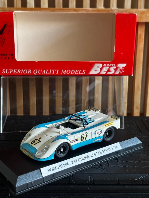 Best Model Porsche 908/2 Flunder n°67 Le Mans 1972 1/43
