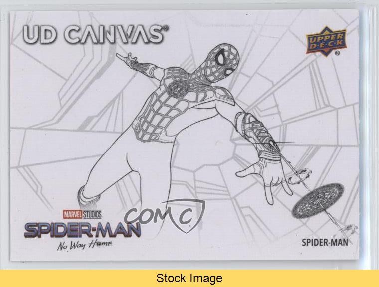 2023 Marvel Studios' No Way Home UD Canvas Spider-Man #C-32 schizzo LEGGI 0p0t