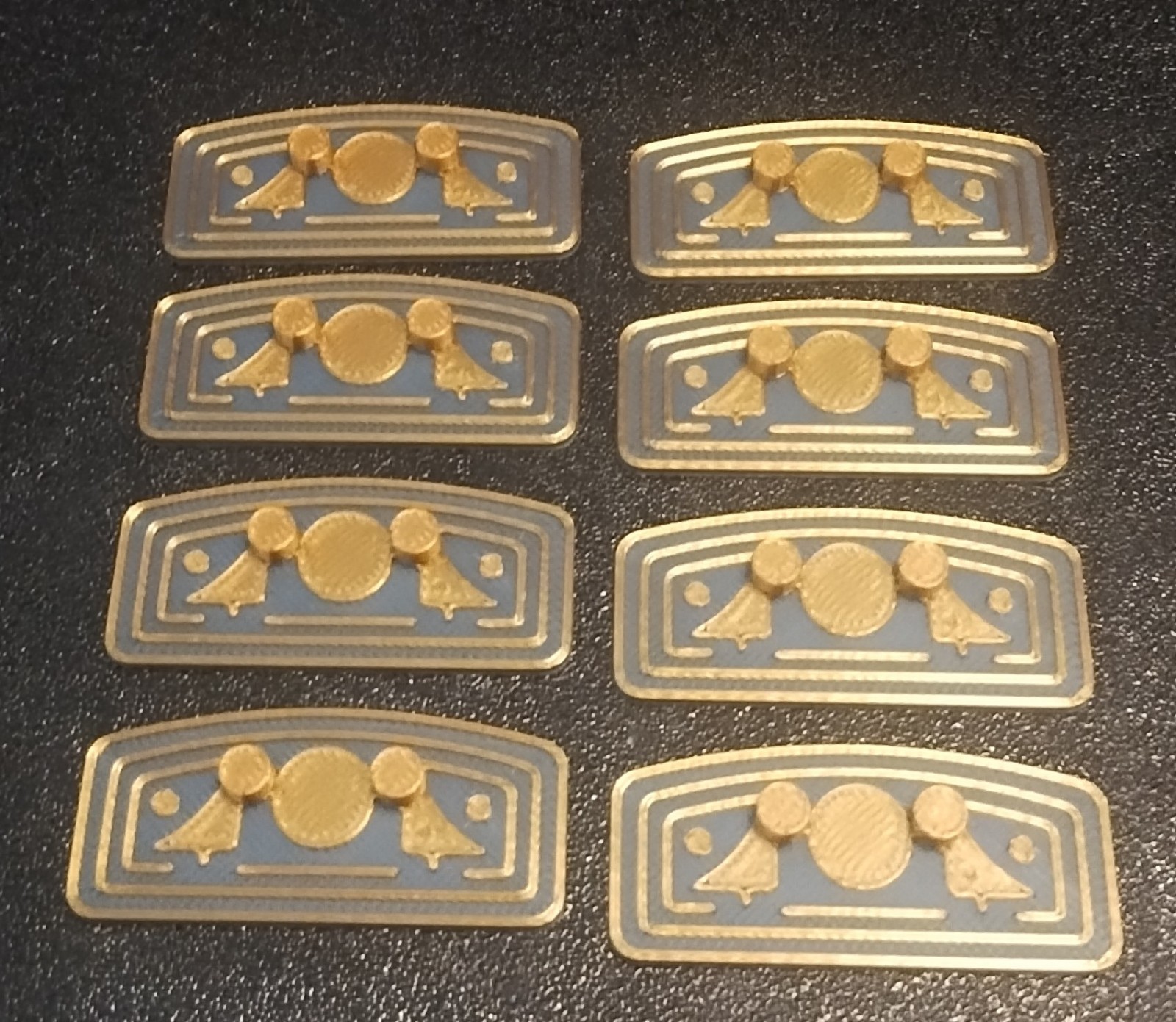 Micronauti personalizzati 8 supporti temporali grigio oro PLA nuovo viaggiatore del tempo Mego