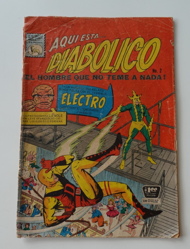 Cómic E. LA PRENSA/MESSICO DIABOLICO " 1966 #2 ELECTRO