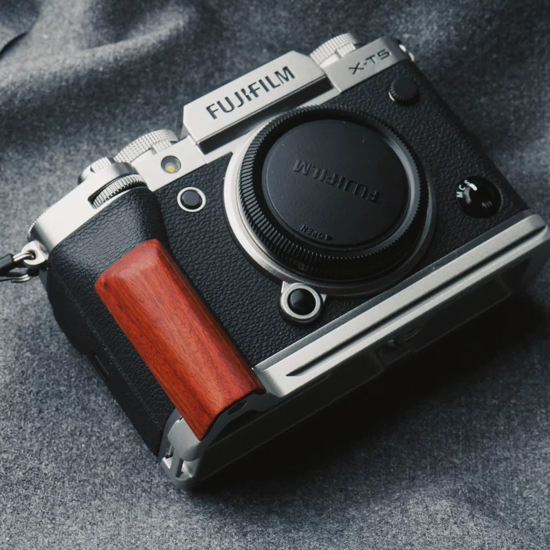 X-T5 manico fotocamera base in lega di alluminio xt5 base manico noce