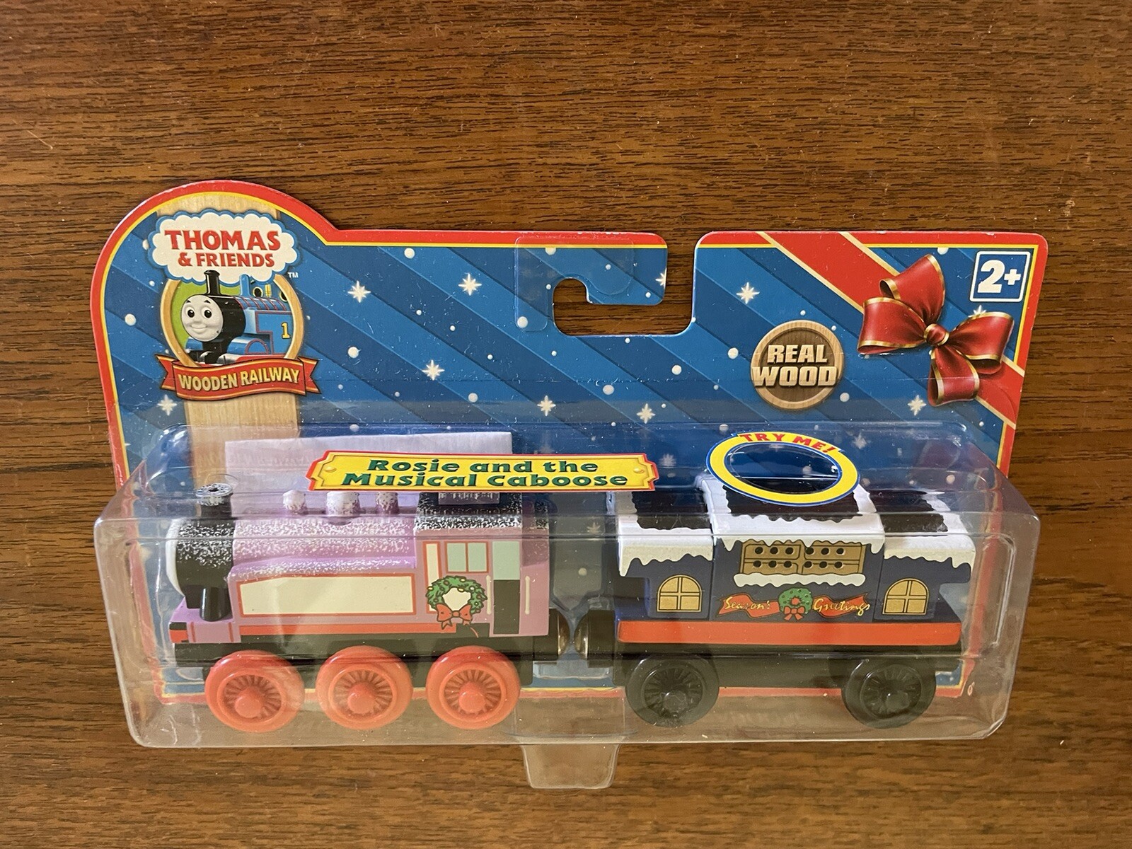 2009 Learning Curve Wooden Thomas Train Rosie and the Musical Caboose! New!