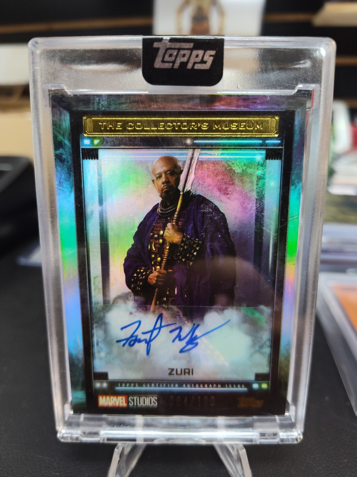 2025 Topps Marvel The Collector Forest Whitaker Zuri Museum Auto Autograph #/100