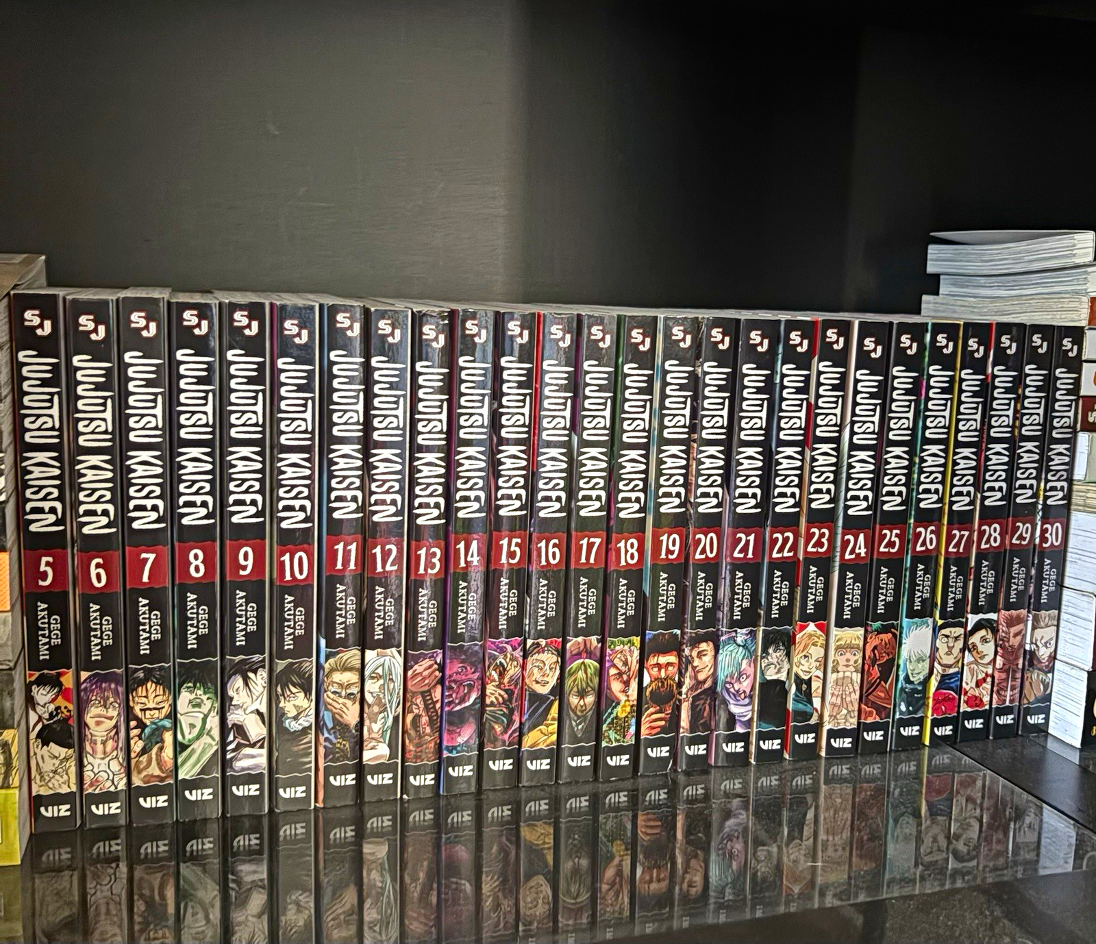 Jujutsu Kaisen Manga JJK Vol 5-30 inglese VIZ Akutami set quasi completo