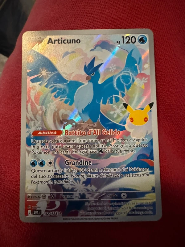 Articuno 132/128 30 esimo anniversario