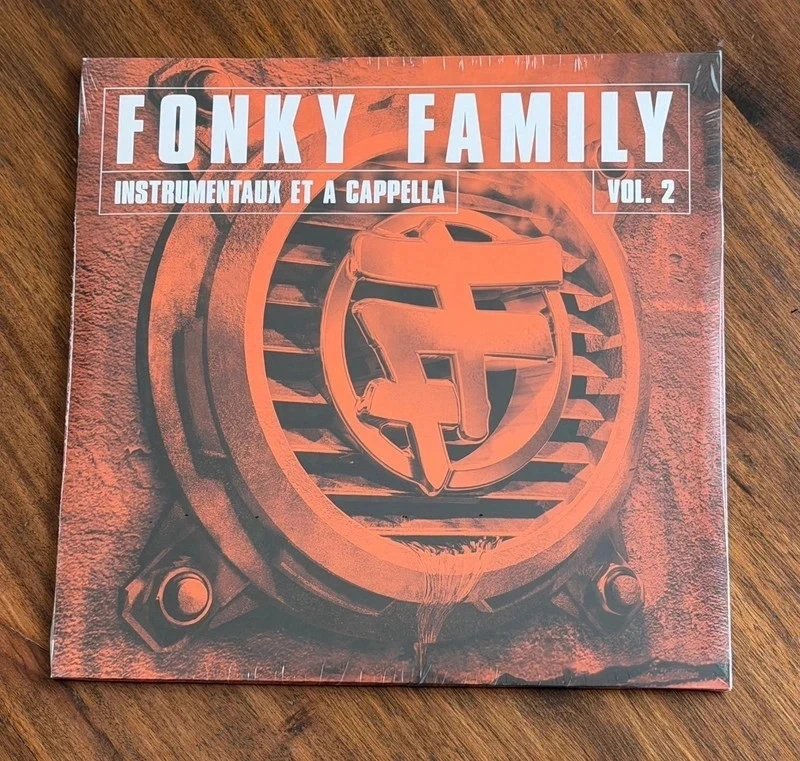 Fonky family vinyle vert translucide Instrumentaux et À capella volume 2