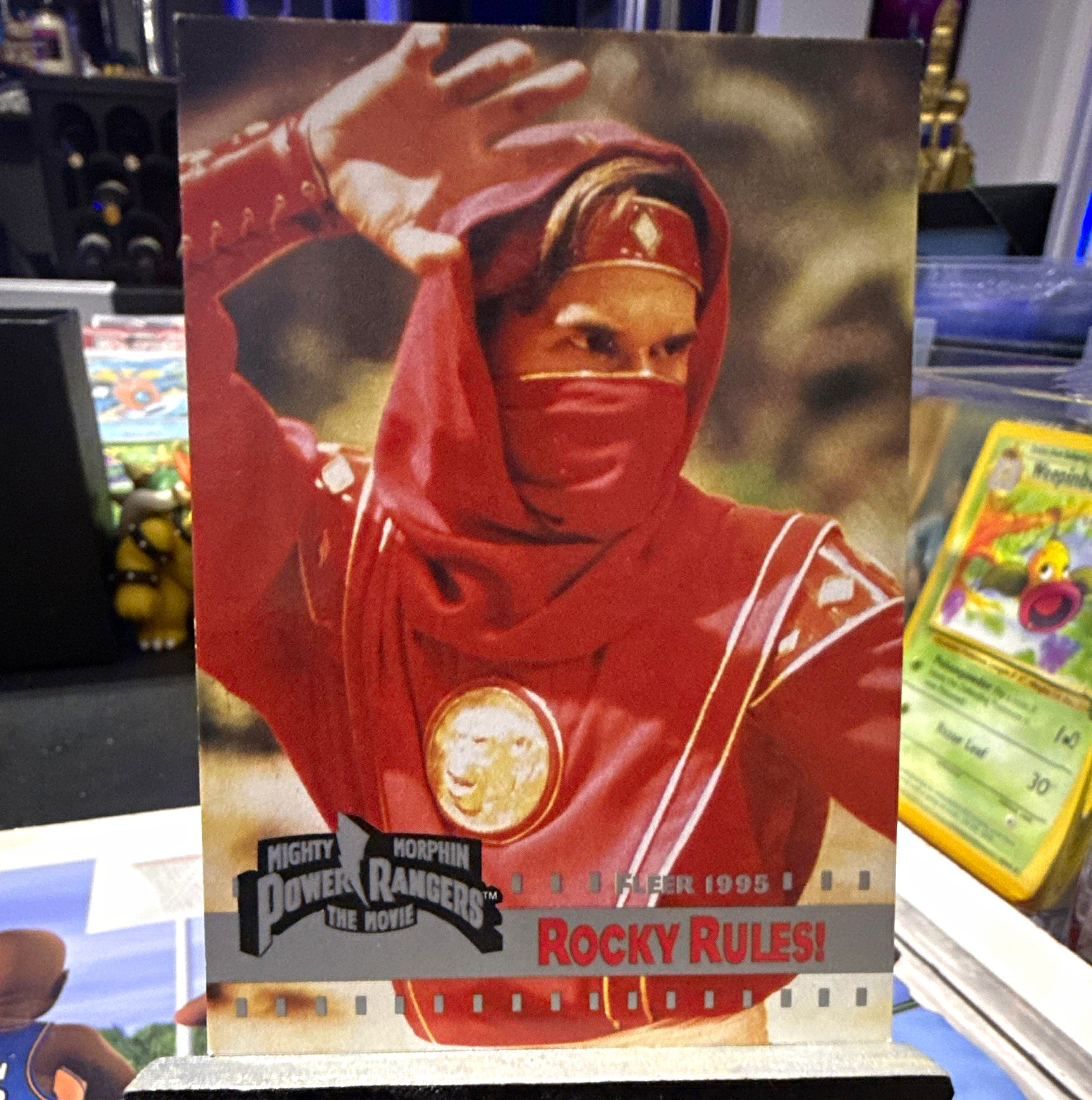 Fleer 1995 Mighty Morphin Power Rangers: The Movie Rocky Rules! #111 Card