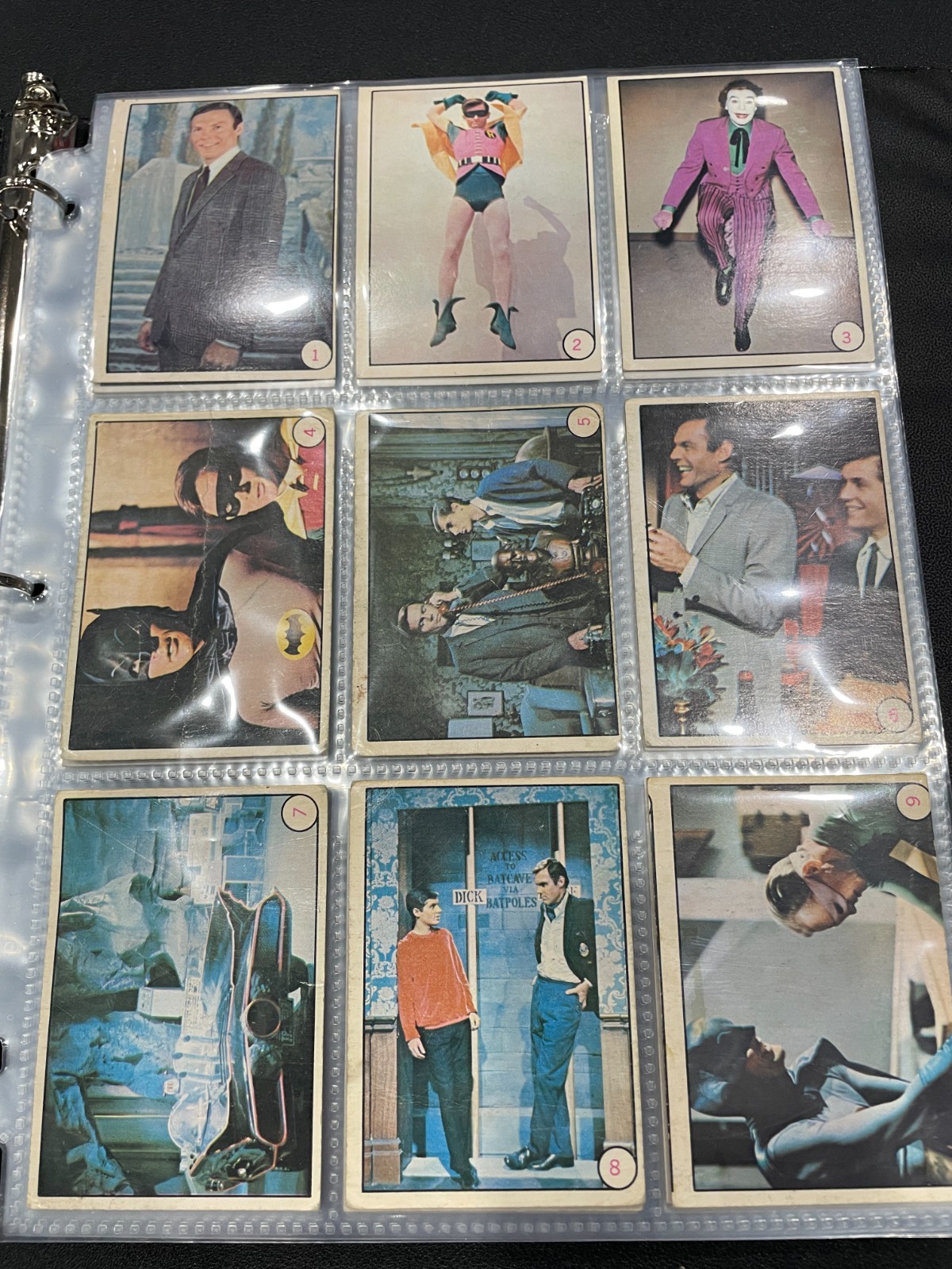 Rare Vintage 1966 Batman Bat Laffs Trading Cards Complete Set Topps