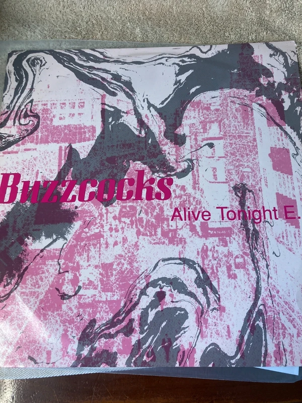 Buzzcocks Alive Tonught EP 12" 45rpm mxi in pic sleeve