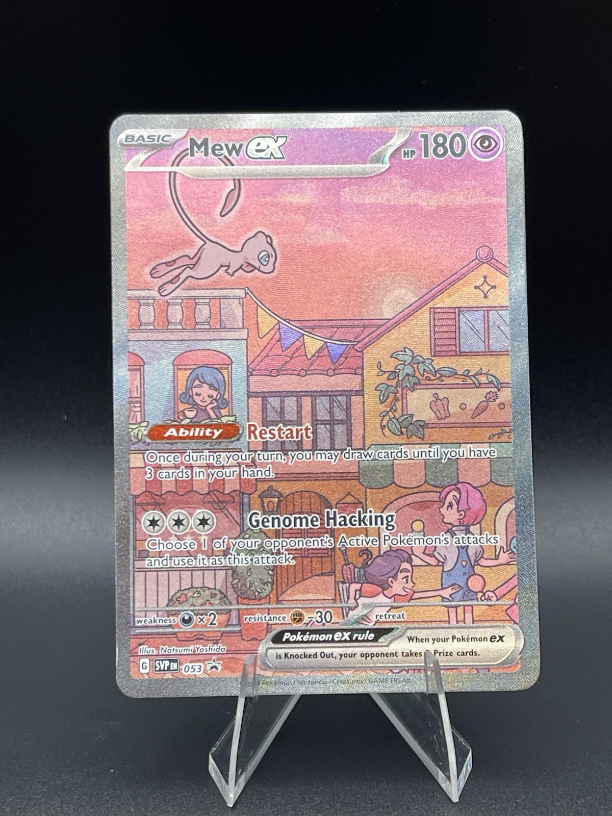 Mew ex SVP 053 Sv: Scarlet & Violet Promo Cards Holo English 2023 NM