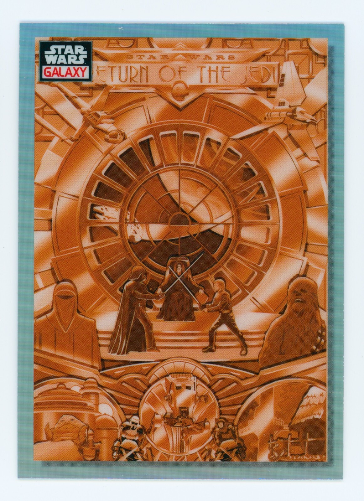 2023 Shiny Return Topps Chrome Star Wars Galaxy rifrattore #80