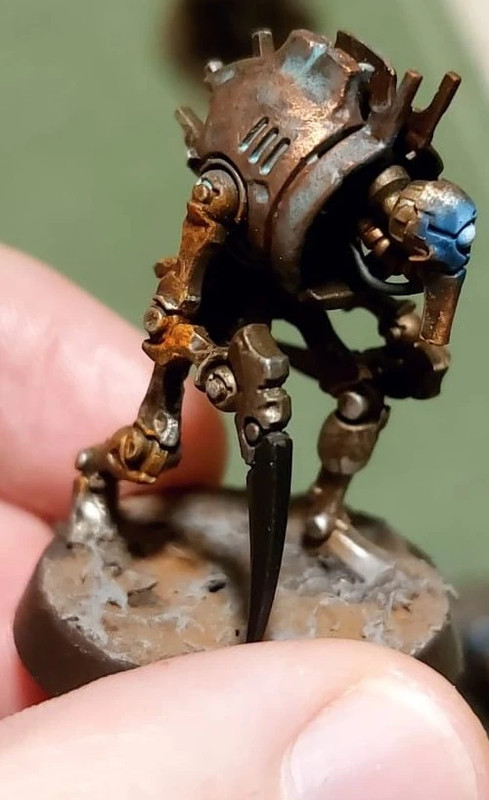 warhammer 40000 necrons Cryptoserfs peinte
