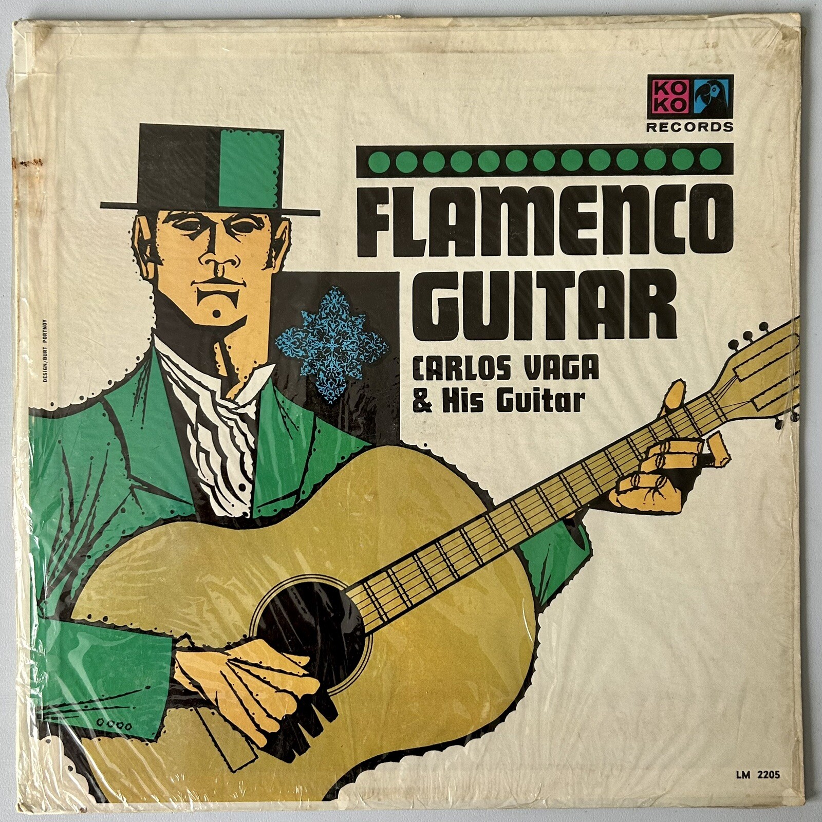 Carlos Varga & His Guitar - Flamenco Guitar - Vinyl LP - Ko Ko Records LM-2205