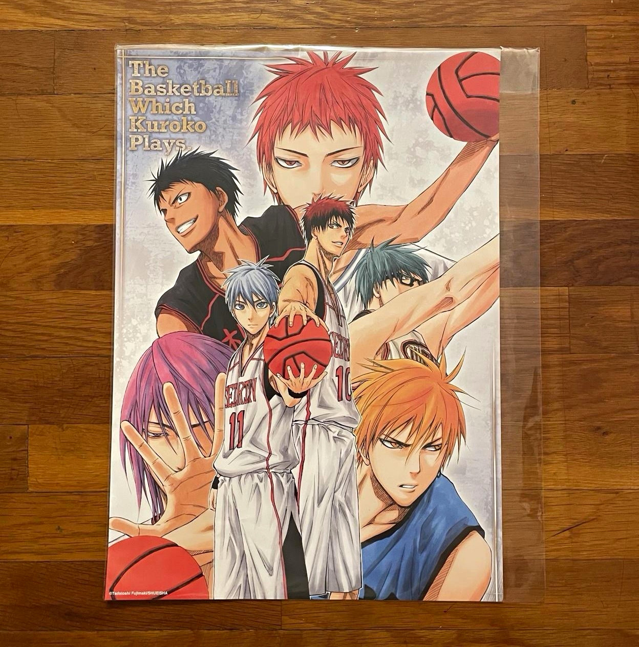 Poster esposizione Kuroko’s Basketball 50° anniversario settimanale Shonen Jump