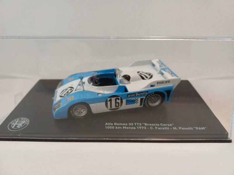 P10 1/43 Alfa Romeo 33 TT3 Brescia Corse 1000 Km Monza 1973