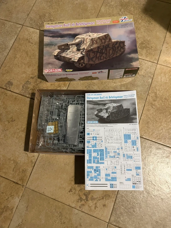 1/35 Dragon Sturmpanzer 6819 Zimmerit