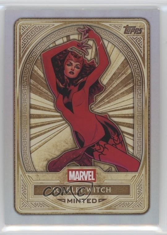 2025 Topps Marvel Mint Gold Scarlet Witch #92 15wb